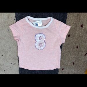 3/$25 Graphic Pink Sparkle Tee 3T